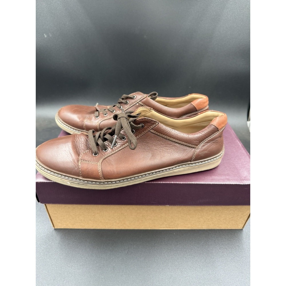 Johnston & Murphy Colby Lace To Toe Sneakers Brown Shoes Men's Sz 11.5M 593213